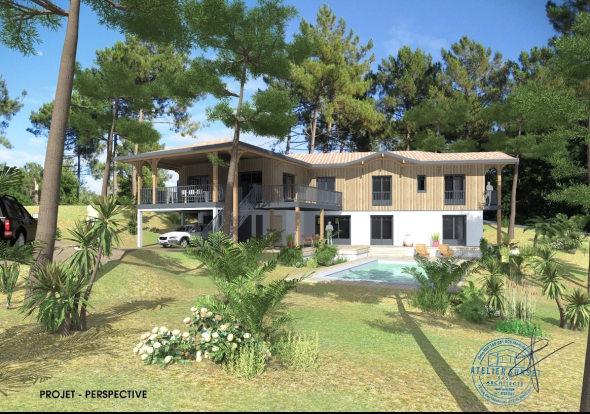 Vente Terrain Biscarrosse 1201&nbsp;m²