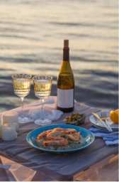 Between two visits to the Basin... Our gourmet breaks!